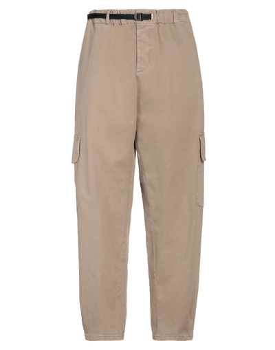 White Sand Pants In Beige