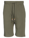 Hamaki-ho Mens Green Bermuda Shorts