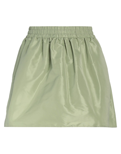 Red Valentino Mini Skirts In Military Green