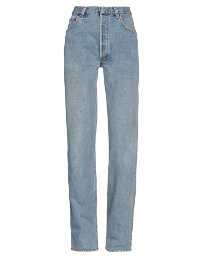 Re/done With Levi's Jeans In Blue