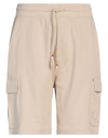 Hamaki-ho Man Shorts & Bermuda Shorts Beige Size L Cotton
