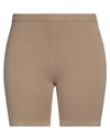 Magda Butrym Woman Shorts & Bermuda Shorts Sand Size 6 Wool In Beige