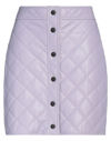 Msgm Mini Skirts In Lilac