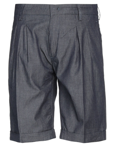 Liu •jo Man Man Shorts & Bermuda Shorts Navy Blue Size 30 Cotton