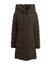 Woolrich Down Jackets In Green