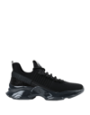 Steve Madden Women's Maxima Rhinestone-trim Trainer Sneakers In Black