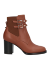 Valentino Garavani Ankle Boots In Tan