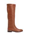 Leonardo Principi Knee Boots In Brown