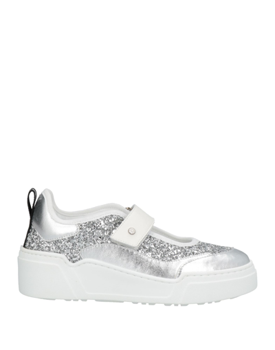 Ed Parrish Sneakers In Silver