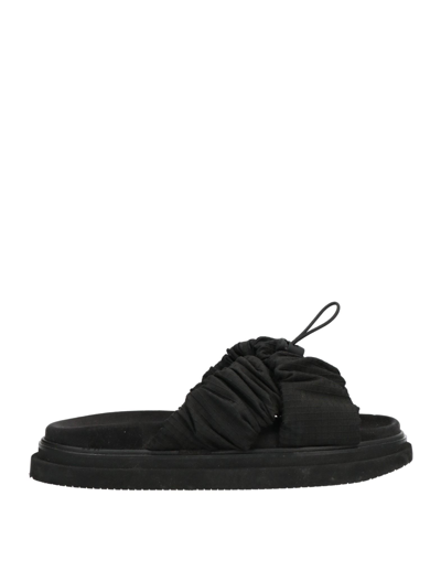 Hogan Sandals In Black