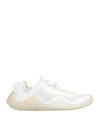 Kenzo Drawstring Logo-patch Sneakers In White