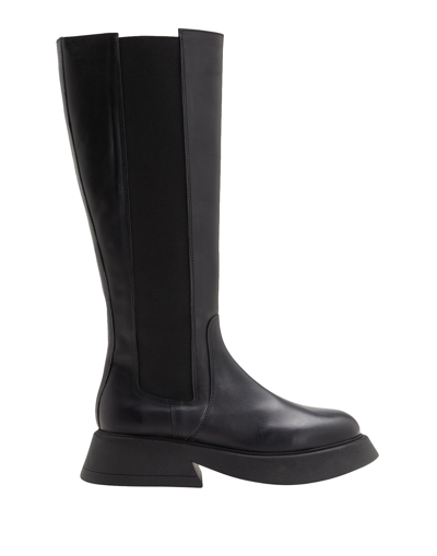 8 By Yoox Knee Boots In Black