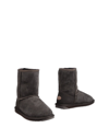 Emu Australia Ankle Boots In Dark Brown