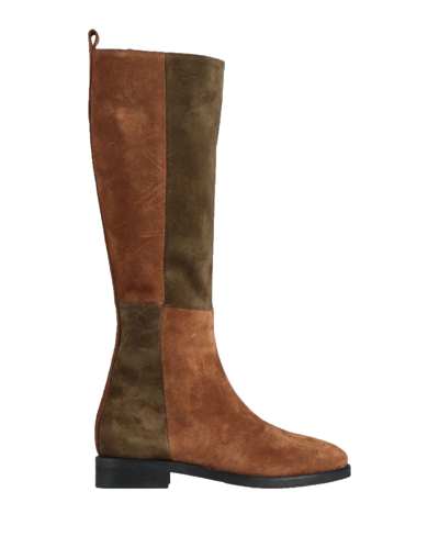 Le Pepite Knee Boots In Brown