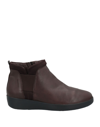 Stonefly Ankle Boots In Dark Brown