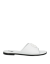 Off-white Woman Sandals White Size 6 Soft Leather