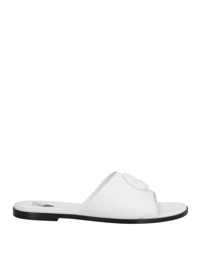Off-white Woman Sandals White Size 6 Soft Leather