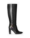 Ralph Lauren Knee Boots In Black