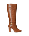 Ralph Lauren Knee Boots In Brown