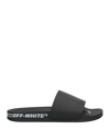 Off-white Man Sandals Black Size 12 Textile Fibers