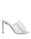 Off-white Woman Sandals White Size 8 Soft Leather In White