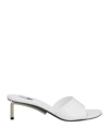 Off-white Woman Sandals White Size 6 Soft Leather