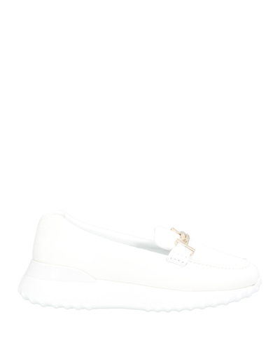 Tod's Loafers In White