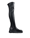 Vic Matie Over The Knee Cuissardes Gear Boot In Black