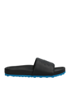 OFF-WHITE OFF-WHITE MAN SANDALS BLACK SIZE 9 SOFT LEATHER