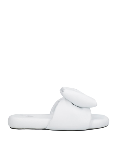 Off-white Woman Sandals White Size 5 Soft Leather