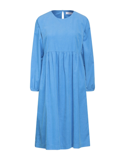 Anna Seravalli Midi Dresses In Blue