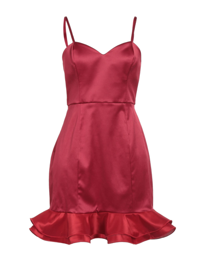 Odi Et Amo Short Dresses In Red