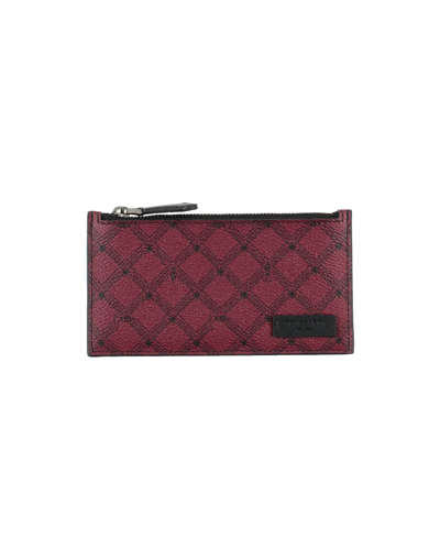 Trussardi Document Holders In Maroon