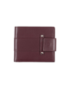 Trussardi Man Wallet Deep Purple Size - Soft Leather In Purple