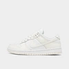 Nike Women's Dunk Low Retro Casual Shoes In White/sail/white
