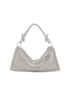 CULT GAIA 'HERA' KNOTTED TOP HANDLE CRYSTAL EMBELLISHED SLOUCHY SHOULDER BAG