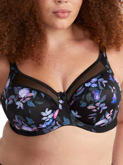 Goddess Kayla Side Support Bra In Taupe Leopard