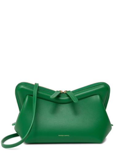 Mansur Gavriel Mini M Frame Crossbody Bag In Grass