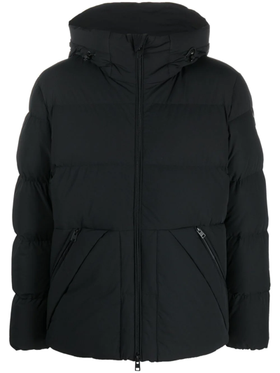 Woolrich Sierra Supreme Black Hooded Down Jacket