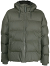 RAINS PADDED HOODED JACKET