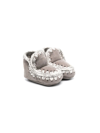 Mou Shearling-lined Boots In Grey