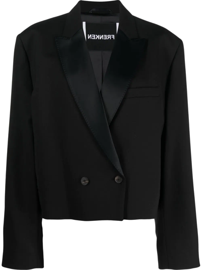 FRENKEN CROPPED TUXEDO JACKET 