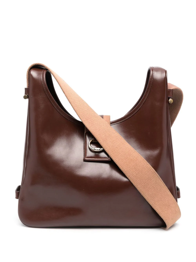 Pre-owned Hermes 1981  Tote Bag In Brown