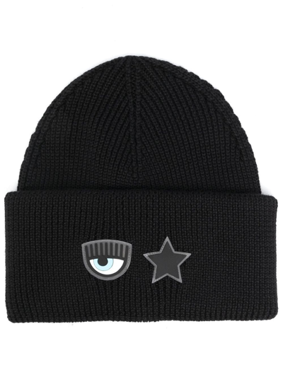 Chiara Ferragni Womens Black Other Materials Hat