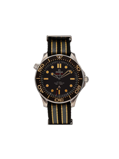 Pre-owned Omega  Seamaster Diver 007 Edition 42mm In Brown