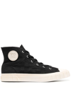 Misbhv Army Sneaker High Monogram Black Canvas Monogram High Sneaker - Army Sneaker High Monogram In Black