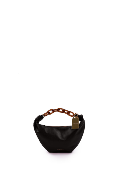 Almala Mini Leather Bag In Black