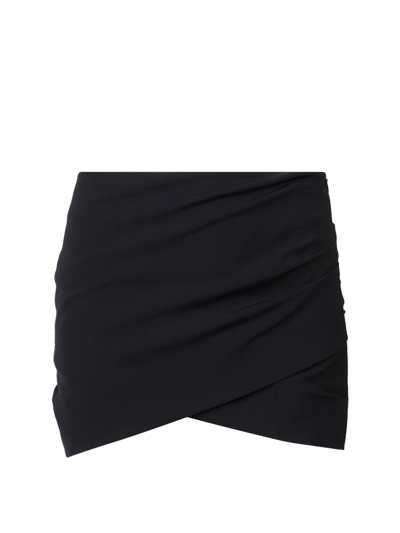 Off-white Dry Wo Twist Skirt In Black