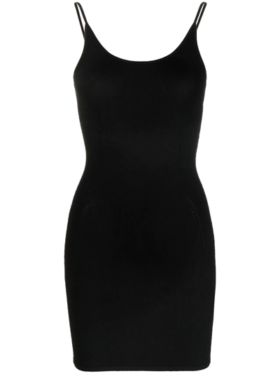 Dion Lee Black Architrave Corset Minidress
