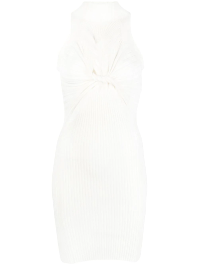 Dion Lee Twist Cut-out Detail Dress In White
